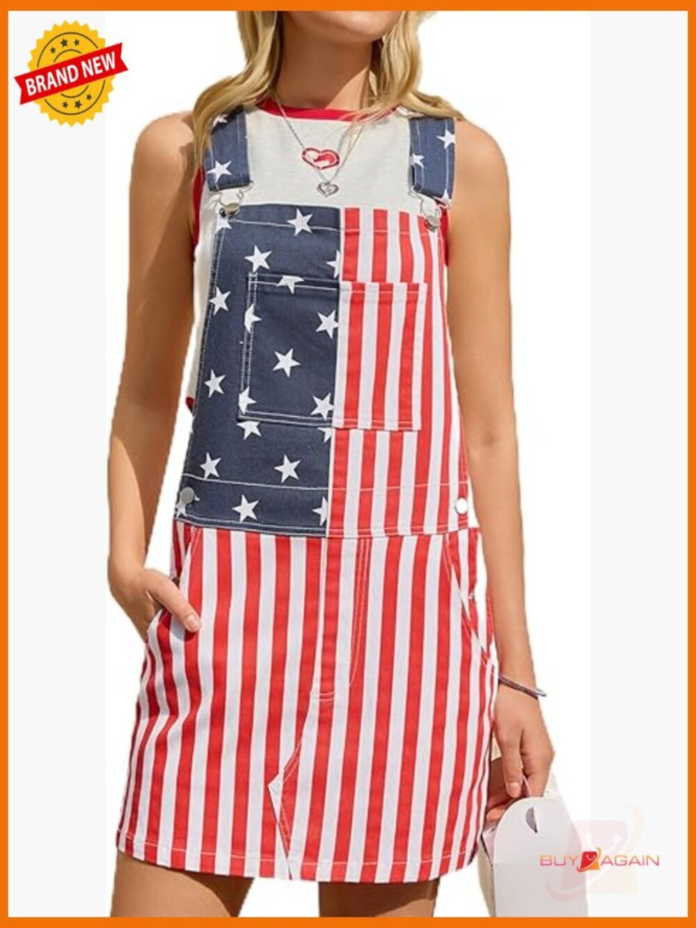 Women's Overalls Dress with Pockets Festival Jumpsuit Romper